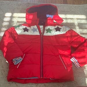 Boden Cosy Star Bouclé Padded Jacket